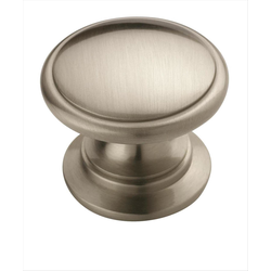 Allison Value Hardware 1-1/4 Inch Diameter Satin Nickel Cabinet Knob