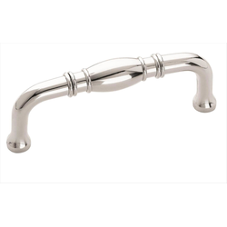 Granby 3 Inch Center to Center Polished Chrome Cabinet Pull