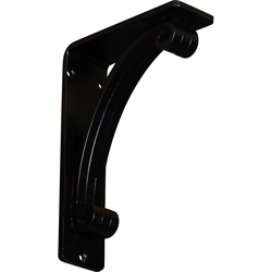 Legacy 2"W x 5.5"D x 8"H Countertop Bracket, Iron/Steel Powder Coated Black