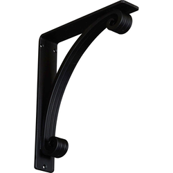 Legacy 2"W x 10"D x 12"H Countertop Bracket, Iron/Steel Powder Coated Black
