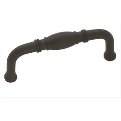 Granby 3 Inch Center to Center Flat Black Cabinet Pull
