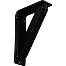 Traditional 2"W x 5.5"D x 8"H Countertop Bracket, Iron/Steel Powder Coated Black
