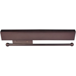 Hardware Resources Heavy-Duty 11-5/8" Length Sliding Valet Rod, Brushed Oil Rubbed Bronze