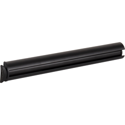 Hardware Resources Heavy-Duty 23-7/8" Length Telescoping Sliding Valet Rod, Matte Black