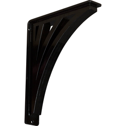 Nevio 2"W x 10"D x 12"H Countertop Bracket, Iron/Steel Powder Coated Black
