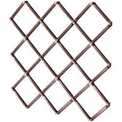 30% OFF Brown Wood 3/4" Multi-Crimp Single Diamond Decorative Grille, 24" W x 36" L Sheet, Antique Copper