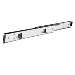 Accuride 322 Side-Mounted 20" Length Full Extension Drawer and Shelf Slide with Mounting Tabs and Overtravel