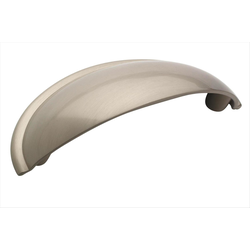 Allison Value Hardware 2-1/2 Inch Center to Center Satin Nickel Cabinet Cup Pull