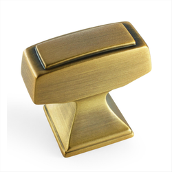 Mulholland 1-1/4 Inch Length Gilded Bronze Cabinet Knob