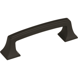 Mulholland 3 Inch Center to Center Black Bronze Cabinet Pull (Handle)