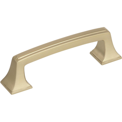 Mulholland 3 Inch Center to Center Golden Champagne Cabinet Pull (Handle)