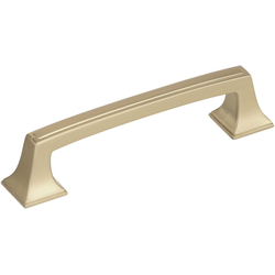 Mulholland 3-3/4 Inch Center to Center Golden Champagne Cabinet Pull (Handle)