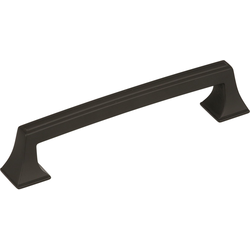 Mulholland 5-1/16 Inch Center to Center Black Bronze Cabinet Pull (Handle)