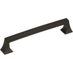Mulholland 6-5/16 Inch Center to Center Black Bronze Cabinet Pull (Handle)