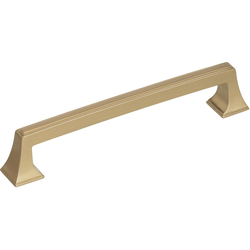 Mulholland 6-5/16 Inch Center to Center Golden Champagne Cabinet Pull (Handle)