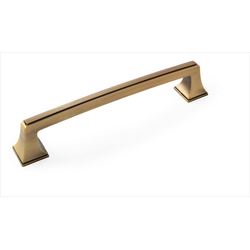Mulholland 8 Inch Center to Center Gilded Bronze Cabinet Pull