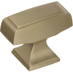 Mulholland 1-1/2 Inch Diameter Golden Champagne Cabinet Knob