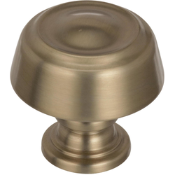 Kane 1-3/16 Inch Diameter Golden Champagne Cabinet Knob