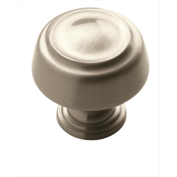 Kane 1-1/4 Inch Diameter Satin Nickel Cabinet Knob