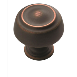 Kane 1-1/4 Inch Diameter Oil Rubbed Bronze Cabinet Knob