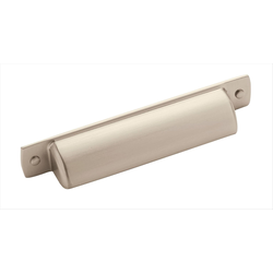 Rochdale 3-3/4 Inch Center to Center Satin Nickel Cabinet Cup Pull