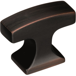 Westerly 1-5/16 Inch Length Oil Rubbed Bronze Cabinet Knob
