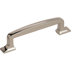 Westerly 3-3/4 Inch Center to Center Polished Nickel Cabinet Pull (Handle)