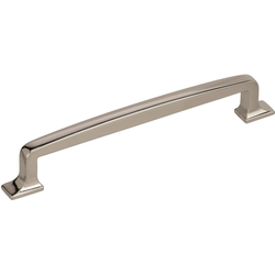 Westerly 6-5/16 Inch Center to Center Polished Nickel Cabinet Pull (Handle)