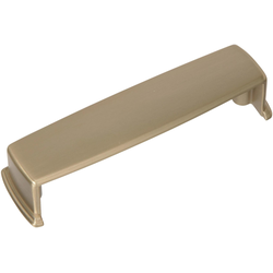 Kane 3-3/4 Inch Center to Center Golden Champagne Cabinet Cup Pull