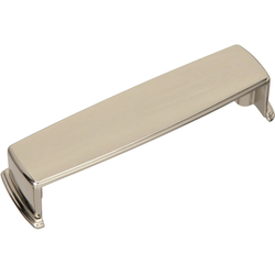Kane 3-3/4 Inch Center to Center Polished Nickel Cabinet Cup Pull