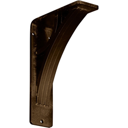 Galveston 2"W x 5.5"D x 8"H Countertop Bracket, Iron/Steel Antiqued Brass