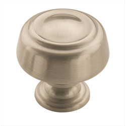 Kane 1-9/16 Inch Diameter Satin Nickel Cabinet Knob