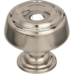 Kane 1-5/8 Inch Diameter Polished Nickel Cabinet Knob