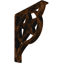 Austin 2"W x 10"D x 12"H Countertop Bracket, Iron/Steel Antiqued Bronze