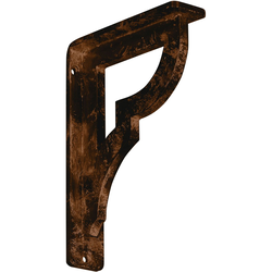 Bradford 1.5"W x 5.5"D x 8"H Countertop Bracket, Iron/Steel Antiqued Bronze