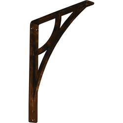 Galveston 1.5"W x 12"D x 15"H Countertop Bracket, Iron/Steel Antiqued Bronze