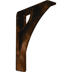 Galveston 2"W x 7.5"D x 10"H Countertop Bracket, Iron/Steel Antiqued Bronze