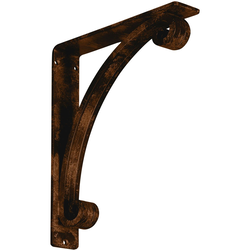 Legacy 2"W x 10"D x 12"H Countertop Bracket, Iron/Steel Antiqued Bronze