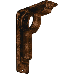 Maria 2"W x 5.5"D x 8"H Countertop Bracket, Iron/Steel Antiqued Bronze