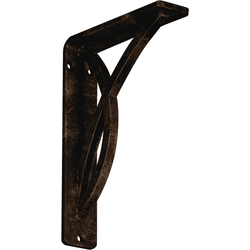 Miller 1.5"W x 5.5"D x 8"H Countertop Bracket, Iron/Steel Antiqued Bronze