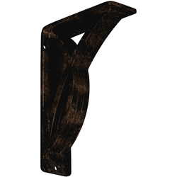 Miller 2"W x 5.5"D x 8"H Countertop Bracket, Iron/Steel Antiqued Bronze