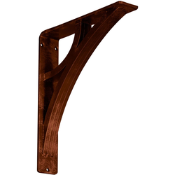 Galveston 2"W x 10"D x 12"H Countertop Bracket, Iron/Steel Antiqued Copper