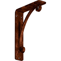 Legacy 1.5"W x 5.5"D x 8"H Countertop Bracket, Iron/Steel Antiqued Copper
