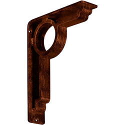 Maria 2"W x 7.5"D x 10"H Countertop Bracket, Iron/Steel Antiqued Copper