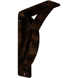 Miller 2"W x 5.5"D x 8"H Countertop Bracket, Iron/Steel Antiqued Copper