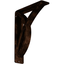 Miller 2"W x 7.5"D x 10"H Countertop Bracket, Iron/Steel Antiqued Copper