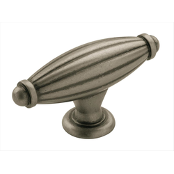 Clearance Sale, Blythe 3 Inch Diameter Weathered Nickel Cabinet Knob