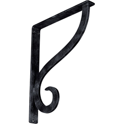 Ashford 1.5"W x 12"D x 15"H Countertop Bracket, Iron/Steel Antiqued Pewter