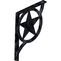 Austin 1.5"W x 12"D x 15"H Countertop Bracket, Iron/Steel Antiqued Pewter