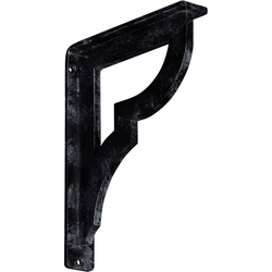 Bradford 1.5"W x 7.5"D x 10"H Countertop Bracket, Iron/Steel Antiqued Pewter